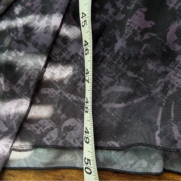 💜Minga London Sheer Mesh Slip Dress Purple Black Grunge Alt Fairy | Size L - Picture 10 of 12
